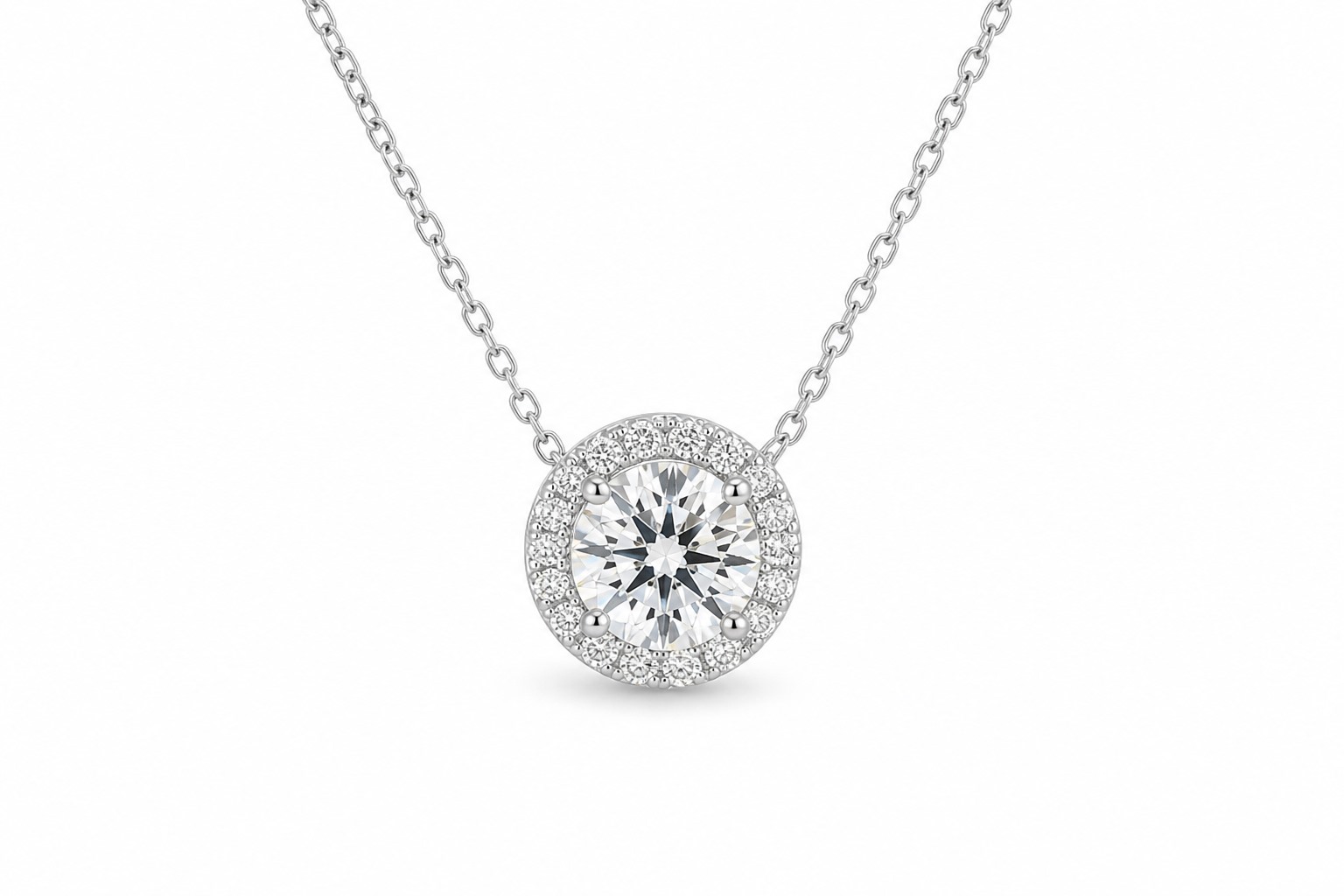 Halo Pendant Necklace